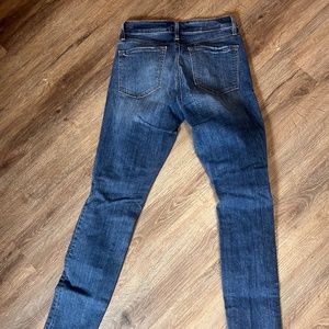 Loft curvy skinny stretch denim jeans size 26 2